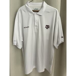 Columbia Texas A&M Polo Shirt, Texas Aggies Texas A&M Shirt Large